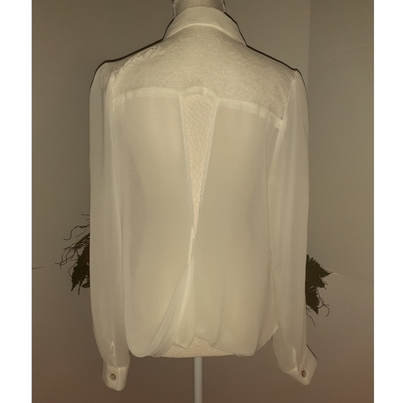 Whimsy Clothing Sheer Lace & Cut Out Back Chiffon - Picture 3 of 8